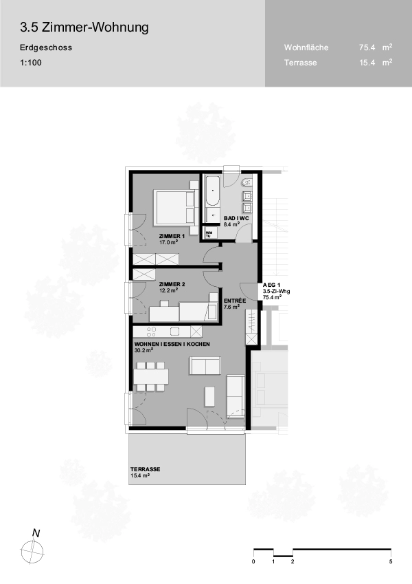 Beispiel Vermietungsplan Wohnung