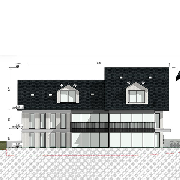 Architekturbüro für Ersatzumbau und Neubau eines Mehrfamilienhauses in Obfelden