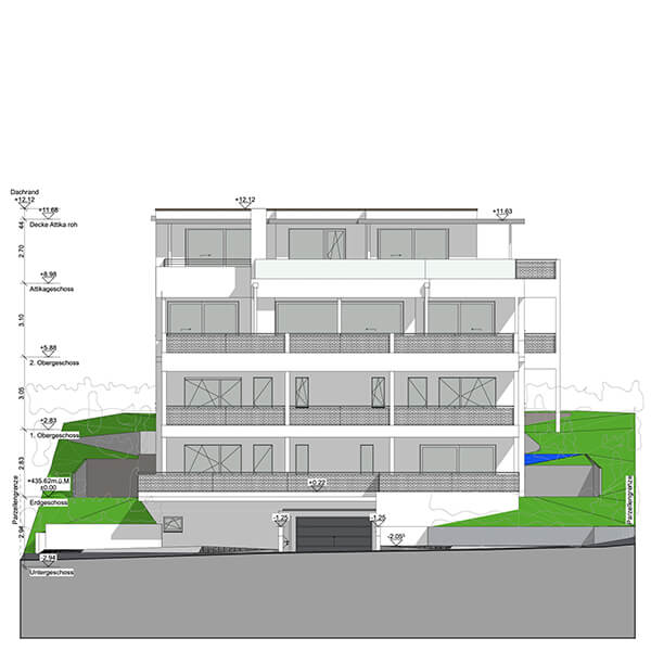 Neubau Terrassenhaus Tägerwilen