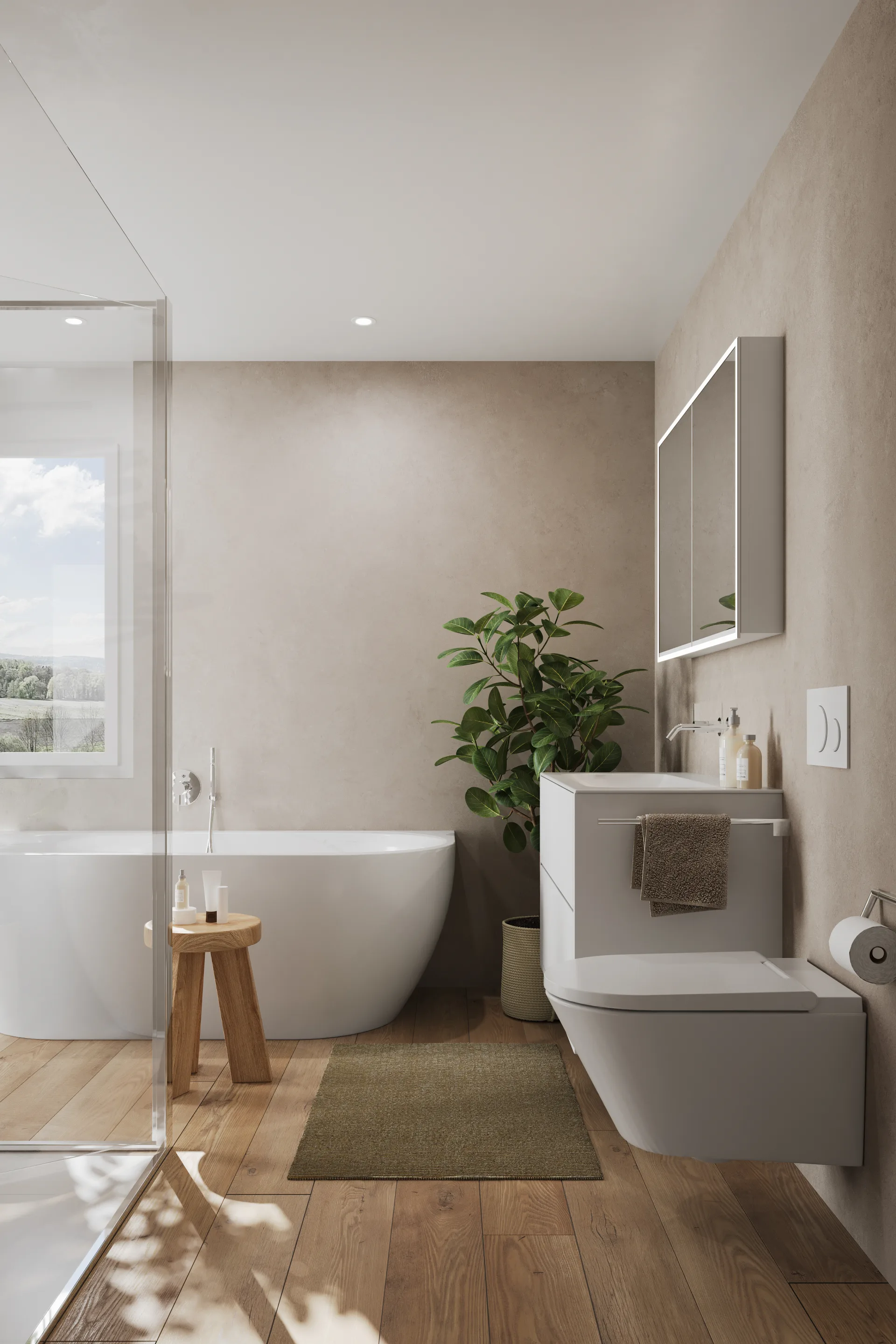 Terrassenhäuser Eggenwil – Badezimmer Ansicht 1