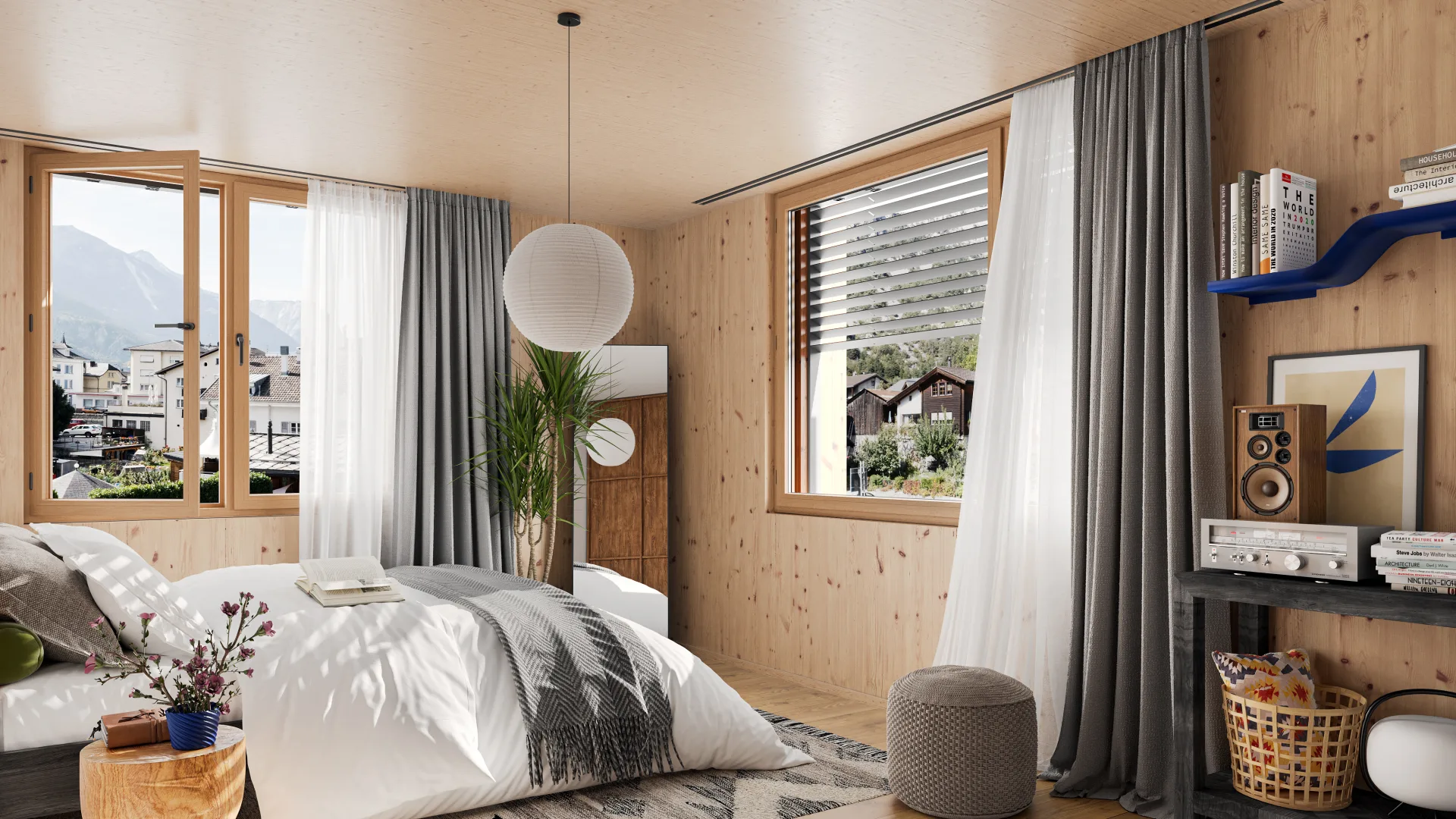 Naturhüs Steg – Schlafzimmer