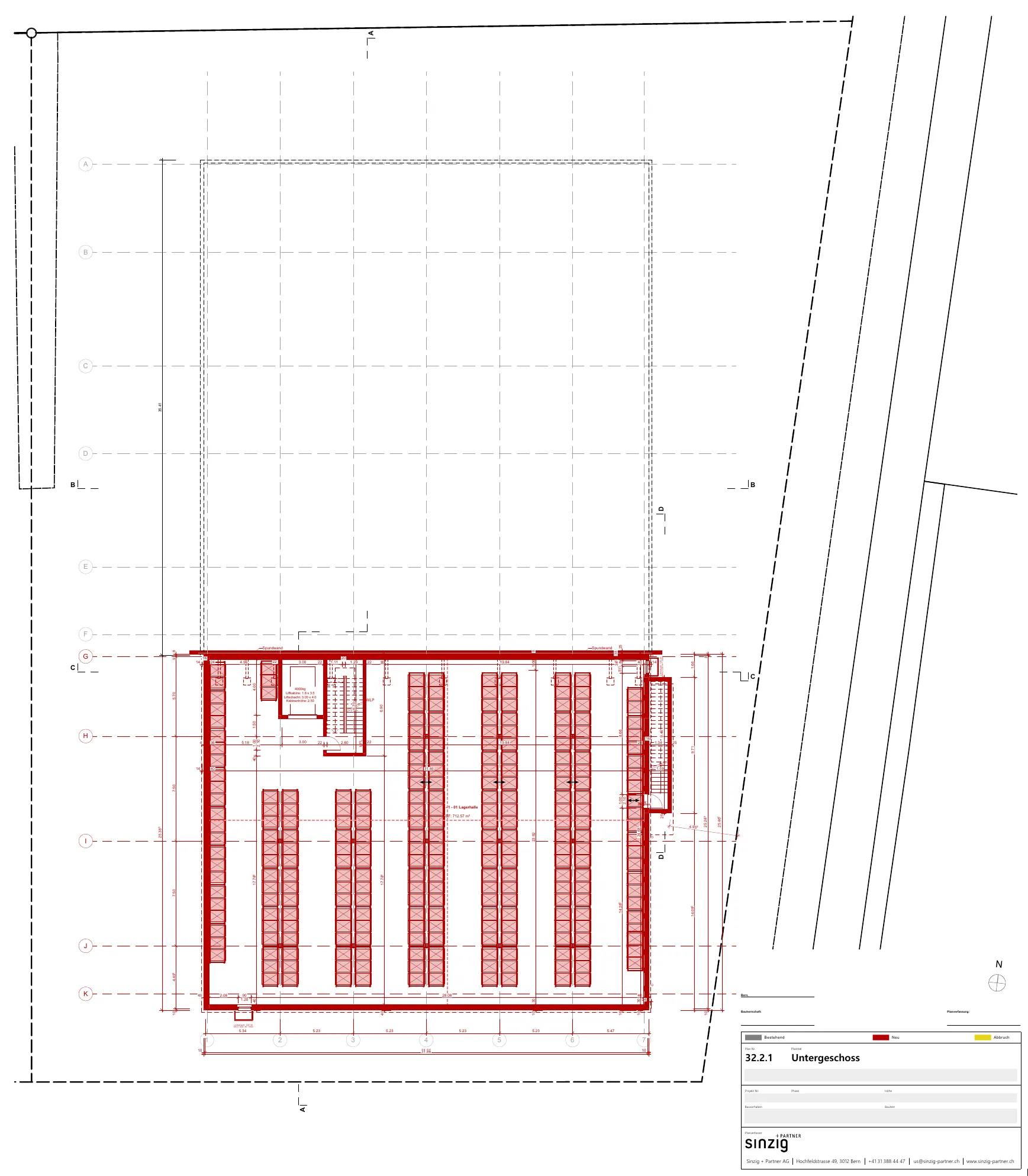 Murtenstrasse 38 Laupen – Grundriss Untergeschoss